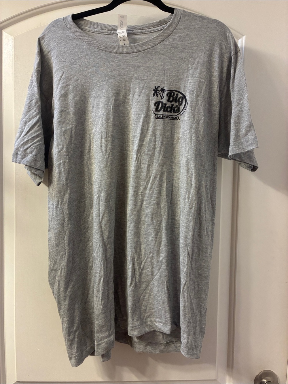 Tultex Light Gray Short-Sleeve Graphic Tee